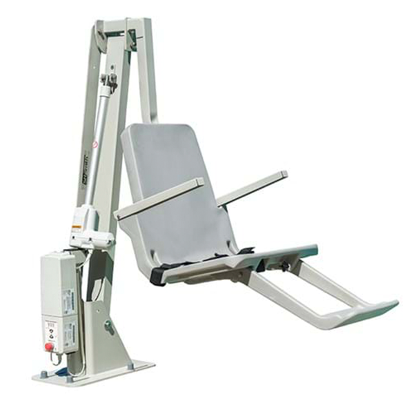 S.R. Smith multiLift2 Pool Lift with Anchor and Armrests (Gray Mist)