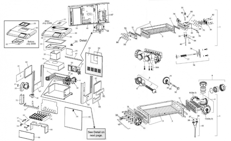 Chambre à air du carter - Jandy - R0460003 / 04 / 05