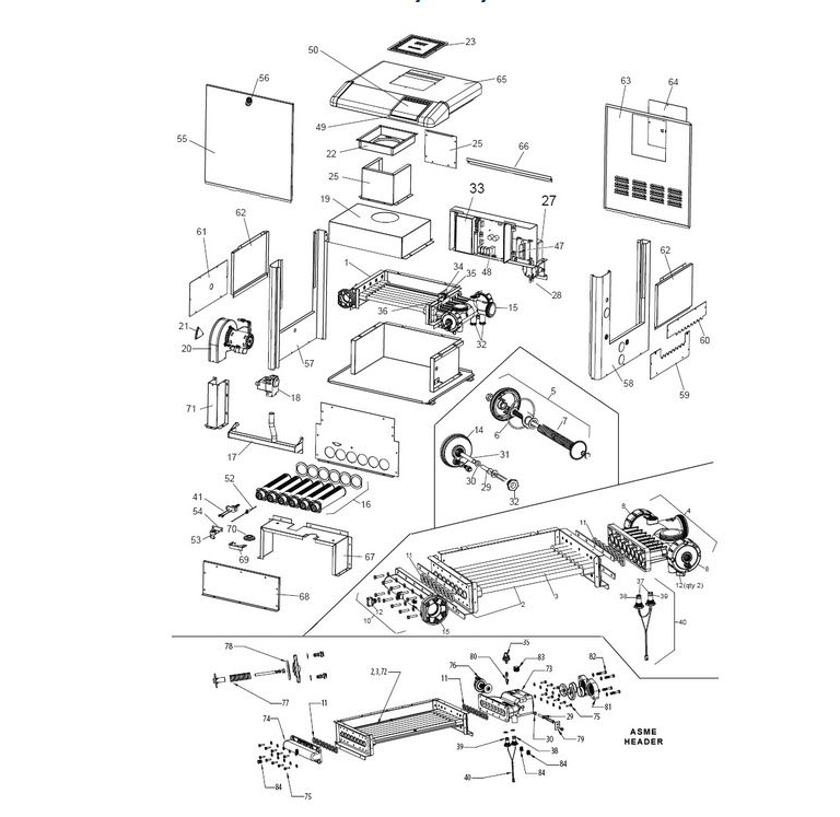 Jandy Polymer Heat Exchanger Assembly