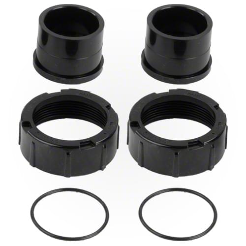 Jandy Tailpiece with Union Nut & O-Rings - Pack of 2