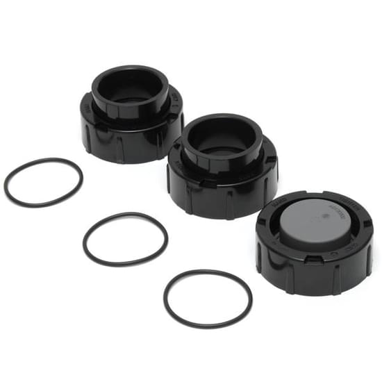 Zodiac - R0452100 - Universal Union Kit / 3-Port cell (Includes Universal Union Nuts, O-Rings. Tailpieces, 2 Inch x 2.5 Inch Plug)