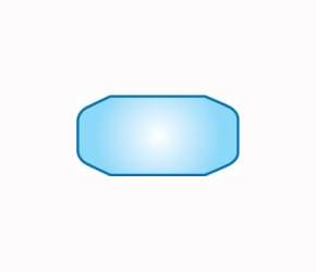 19 x 40 ft Grecian Inground Pool Basic Package