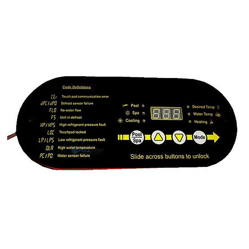 Discontinued AquaCal Heat Pump Digital LED Display Control Panel with 60 Inch Cord