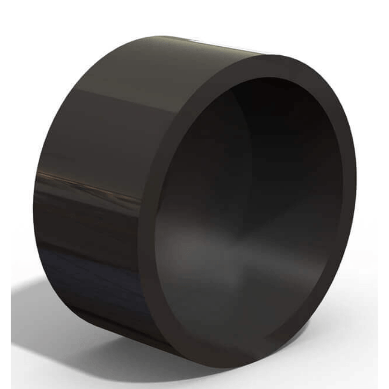 Embout de fermeture Enersol en PVC de 1,5 pouce (Slip) - Gris