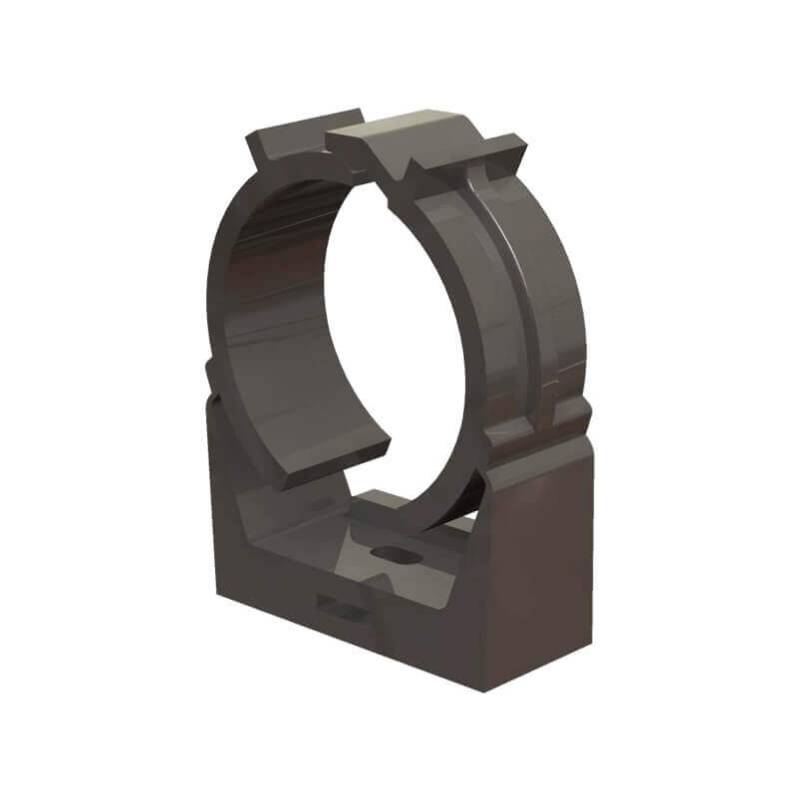 Enersol 2 Inch 1-Hole Hold Down PVC Pipe - Grey