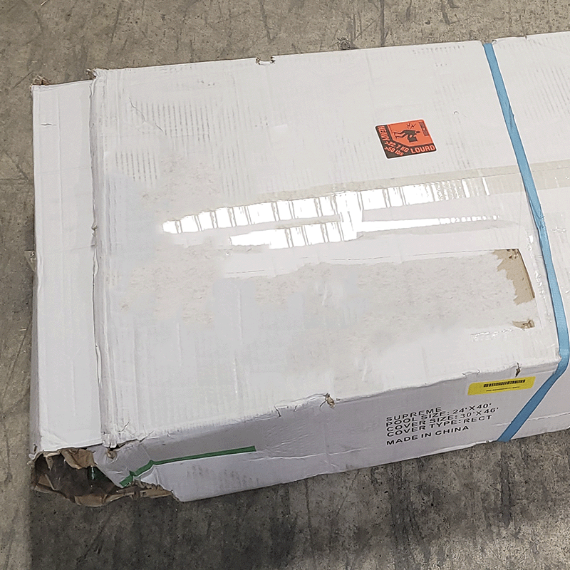 Open Box Couverture d'Hiver Suprême Verte de 24 x 40 pieds Rectangulaire