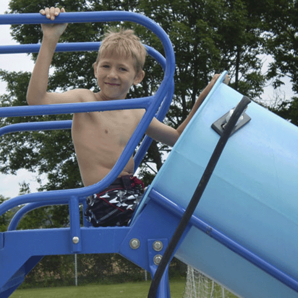 Seal Portable Removable Inground Pool Slide