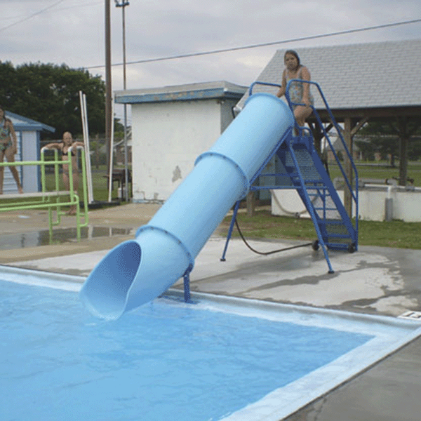 Seal Portable Removable Inground Pool Slide