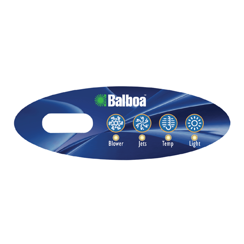 Panneau de commande Balboa VL200 (transparent) MiniOval sans superposition - 55472