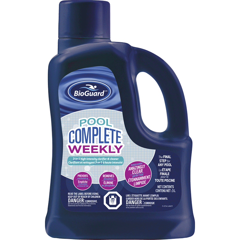BioGuard Pool Complete pour l'entretien hebdomadaire de la piscine (3 L)