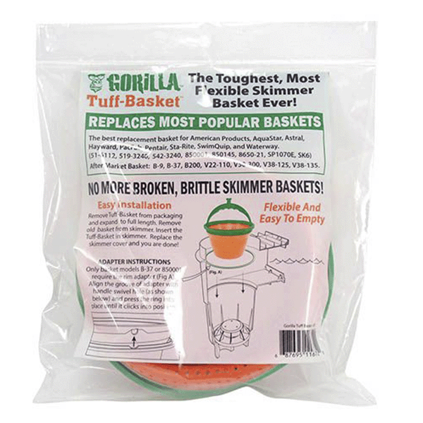 Gorilla Tuff-Basket Flexible 8 Inch Skimmer Basket