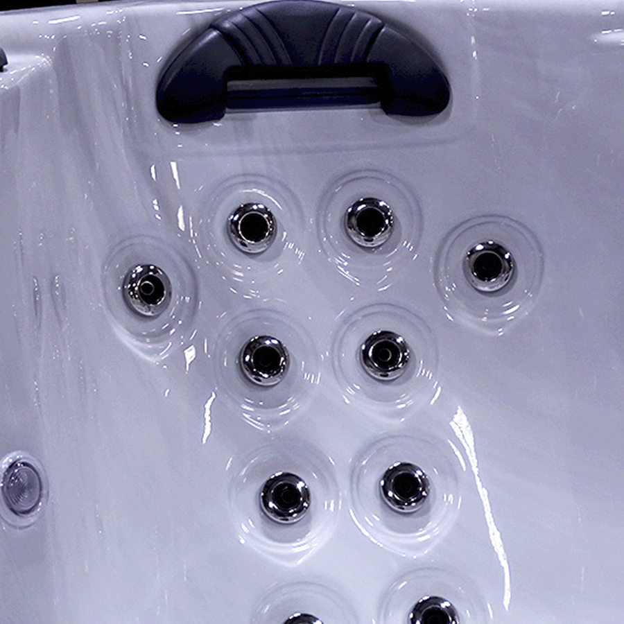 NorthFlo 851B Hot Tub (Silver Marble / Grey)