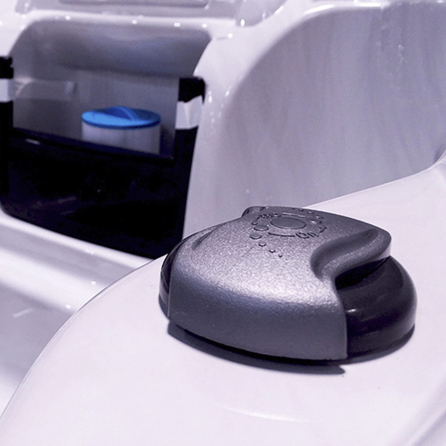 NorthFlo 851L Hot Tub (White / Charcoal)