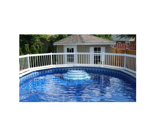 GLI White Above Ground Pool Fence Gate Kit