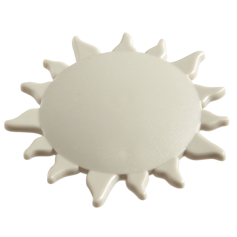 Couvre-ancres de sécurité Deck Creations en forme de soleil éclatant (paquet de 12)