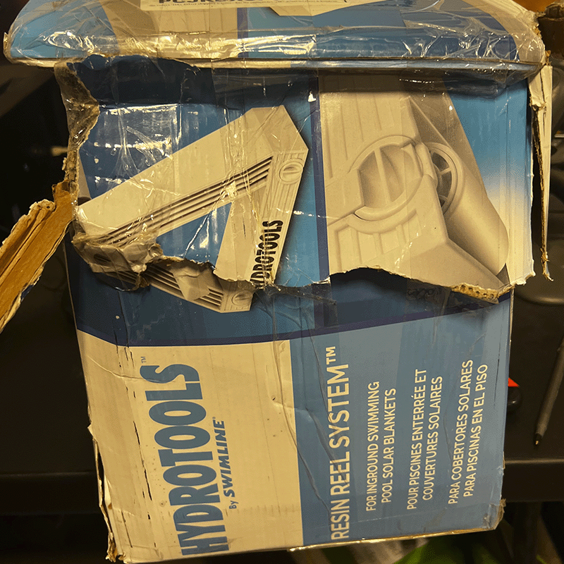 Open Box Système à Moulinet Cyclone de GLI pour Piscine Creusée - Base Seulement