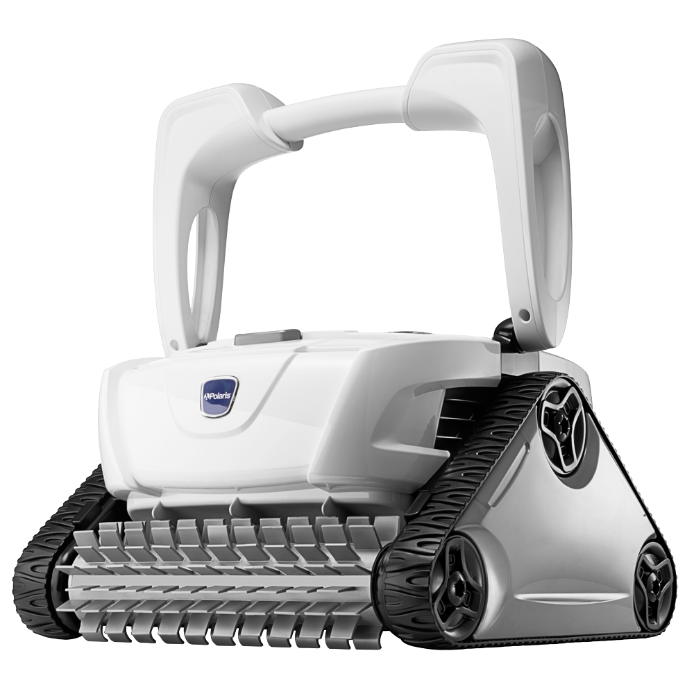 Open Box Polaris P825 Robotic Inground Pool Cleaner & Caddy Cart