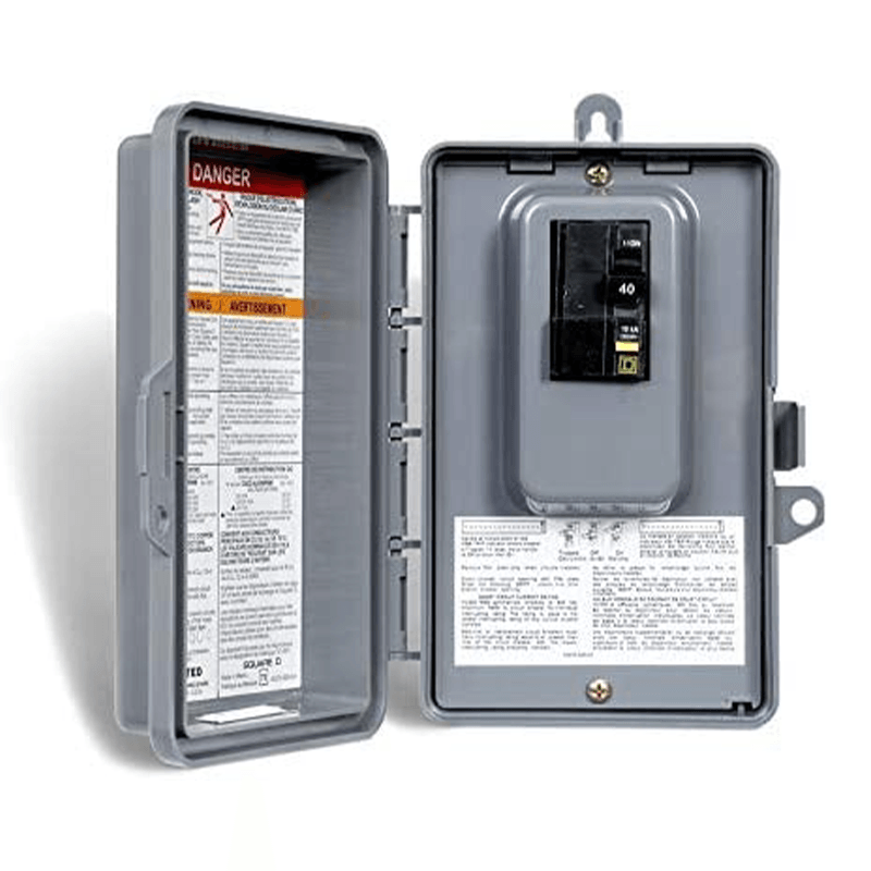 Square D 40 Amp GFCI with Panel - 7001040