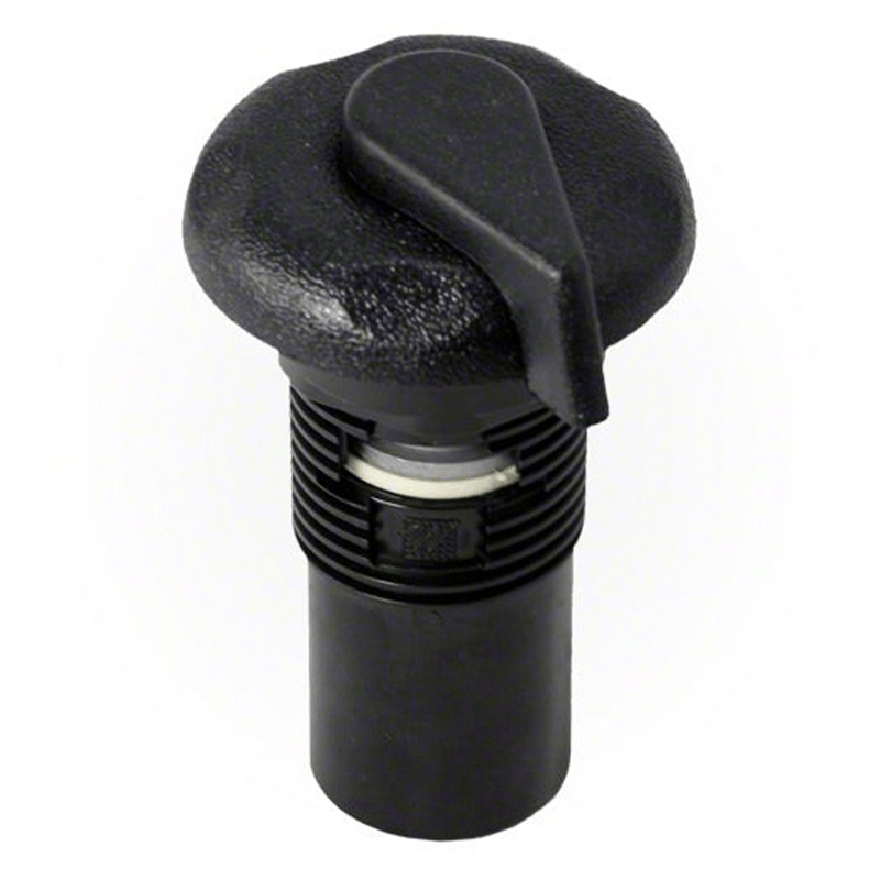 Waterway Air Control 1 Inch Top Access 5 Sided Scalloped Black - 660-3581