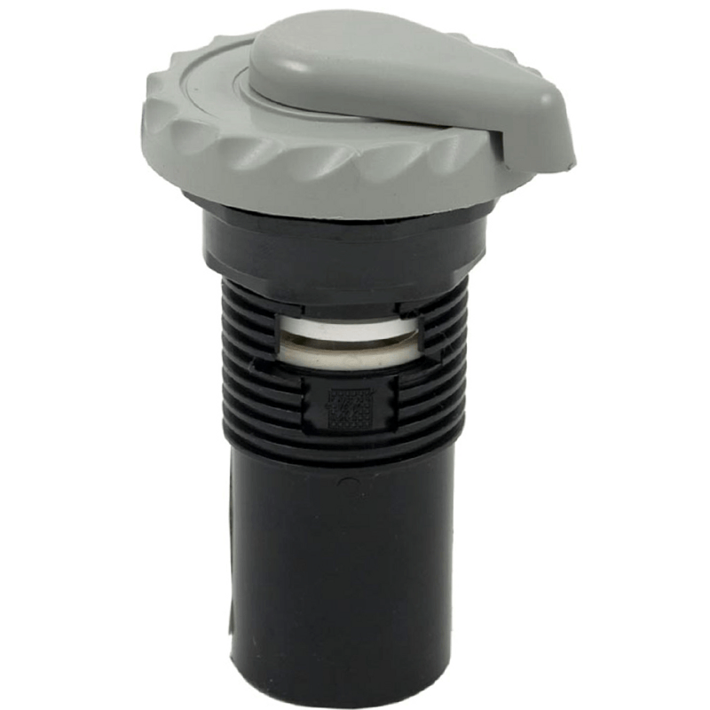 Waterway Air Control 1 Inch Top Access Scalloped Grey - 660-3567