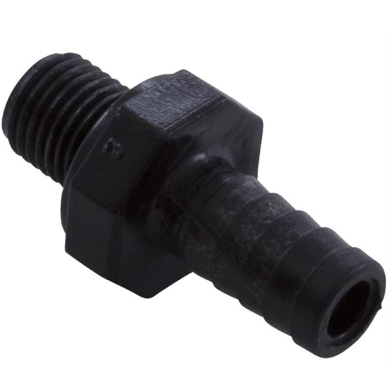Waterway Barb Adapter 0.375 Inch Barb x 0.25 Inch NPSM - 413-1201