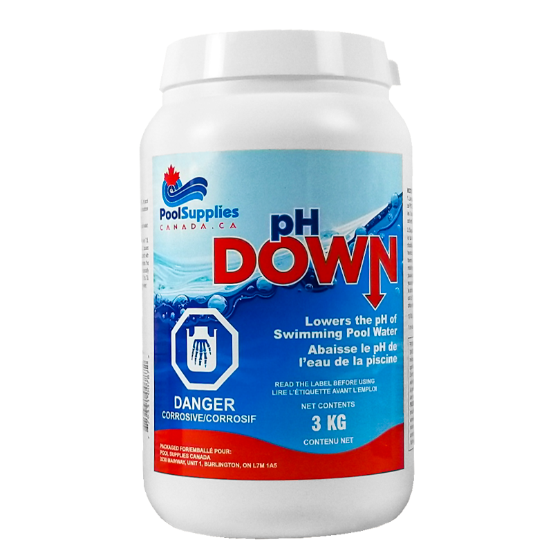Dented Container pH Down (3 Kg) par Pool Supplies Canada