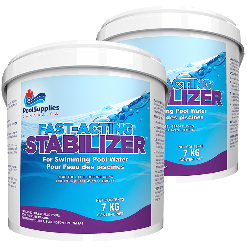 2 Pack of Stabilizer (7 Kg) by Pool Supplies Canada