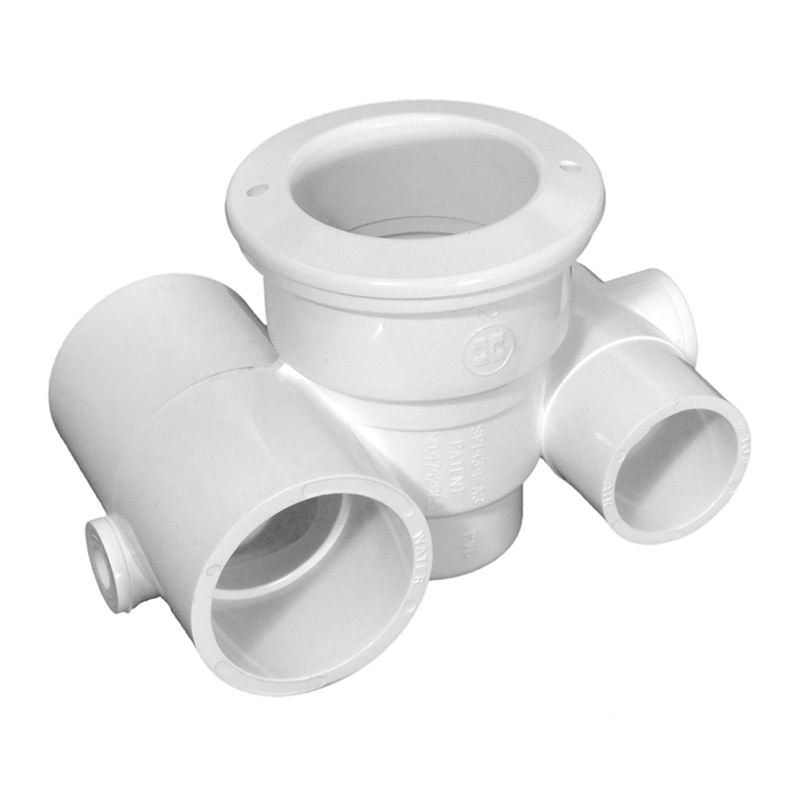 Hayward 1 Inch x 1.5 Inch Water Body Bulkhead Fitting and Gasket White - SP-14343-PAKA