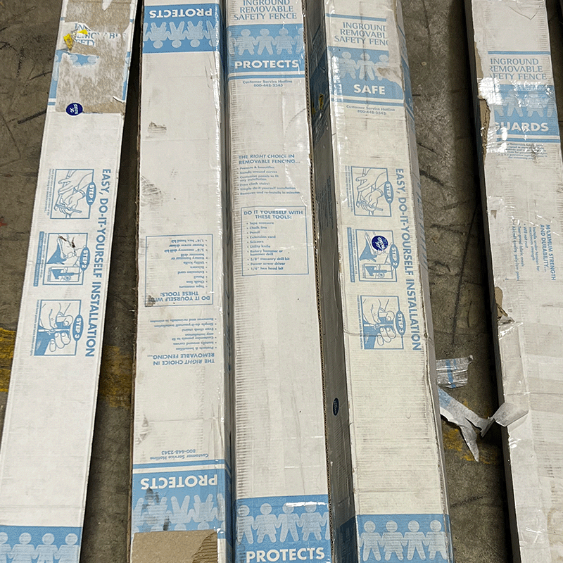 Open Box GLI Inground 4 Tall x 10 ft Pool Safety Fence - One Complete Section (Designer Black)