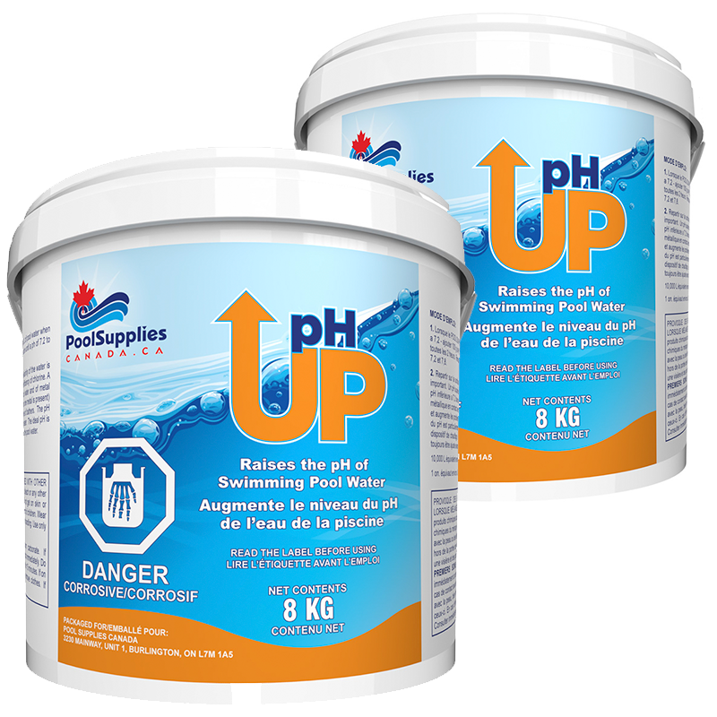 Paquet de 2 pH Up (8 kg) par Pool Supplies Canada