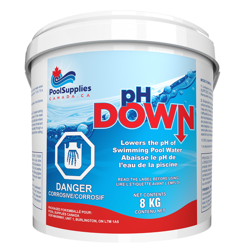 Pack of 2 pH Down (8 Kg) by Pool Supplies Canada