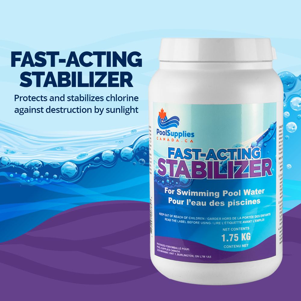 Pack of 2 Stabilizer (1.75 Kg) by Pool Supplies Canada