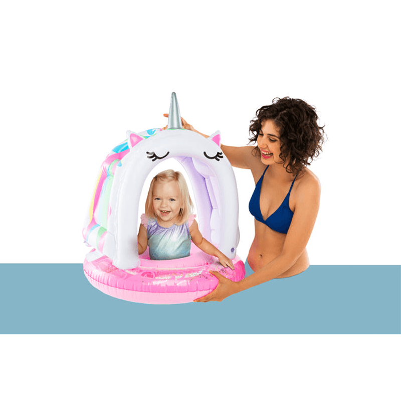 Lil Unicorn Canopy Pool Ring Float