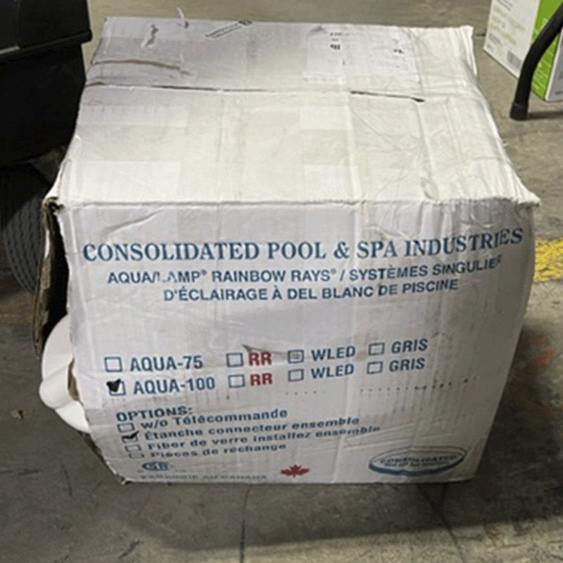 Open Box Aqualamp One Inground Pool In Wall Low Voltage Light