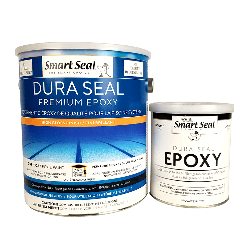 Dented Can Smart Seal Dura Seal Epoxy Pool Paint (Ice Blue, 1 Gallon
