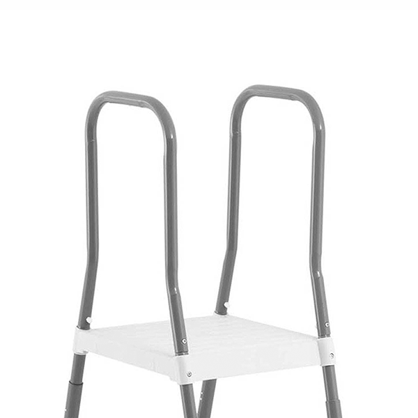 Open Box INTEX Steel Frame 52 Inch Pool Entry Step Ladder for Above Ground Pools