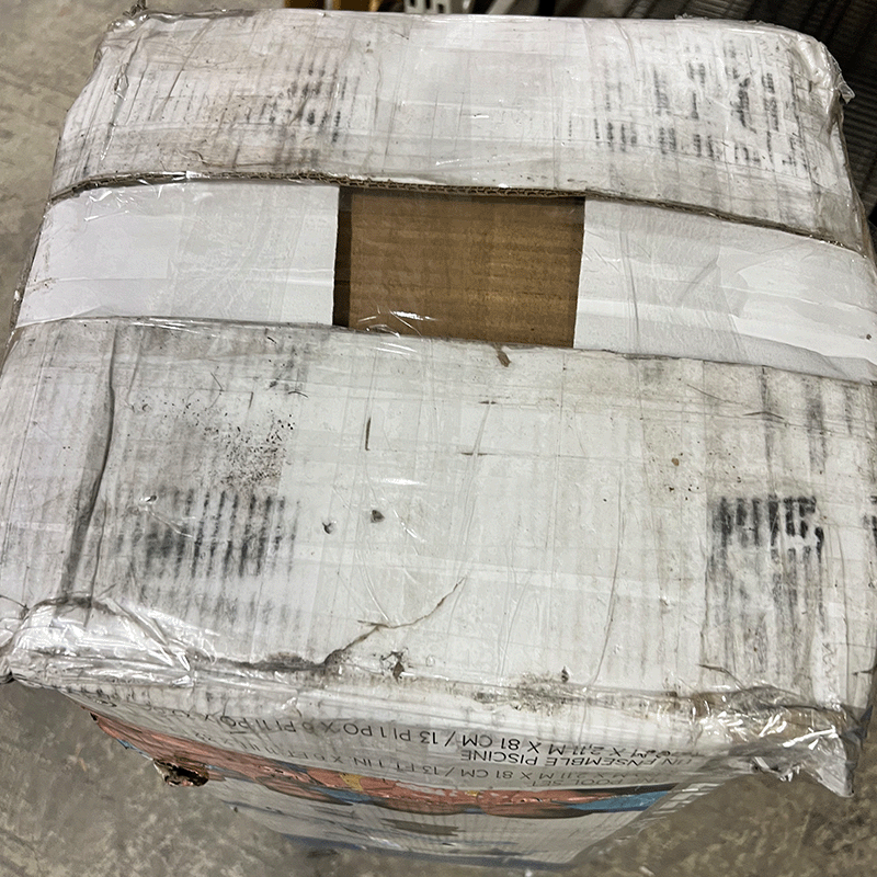 Open Box Bestway Steel Pro Complete 13 ft 1 Inch x 6 ft 11 Inch Rectangular 32 Inch Tall Above Ground Pool Kit with Pump and Filter