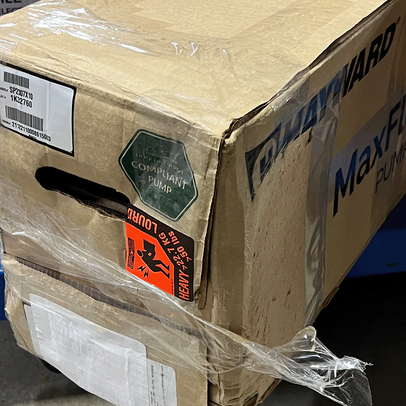 Boîte ouverte Pompe Max-Flo Xl à 1 CV de Hayward pour les piscines creusées