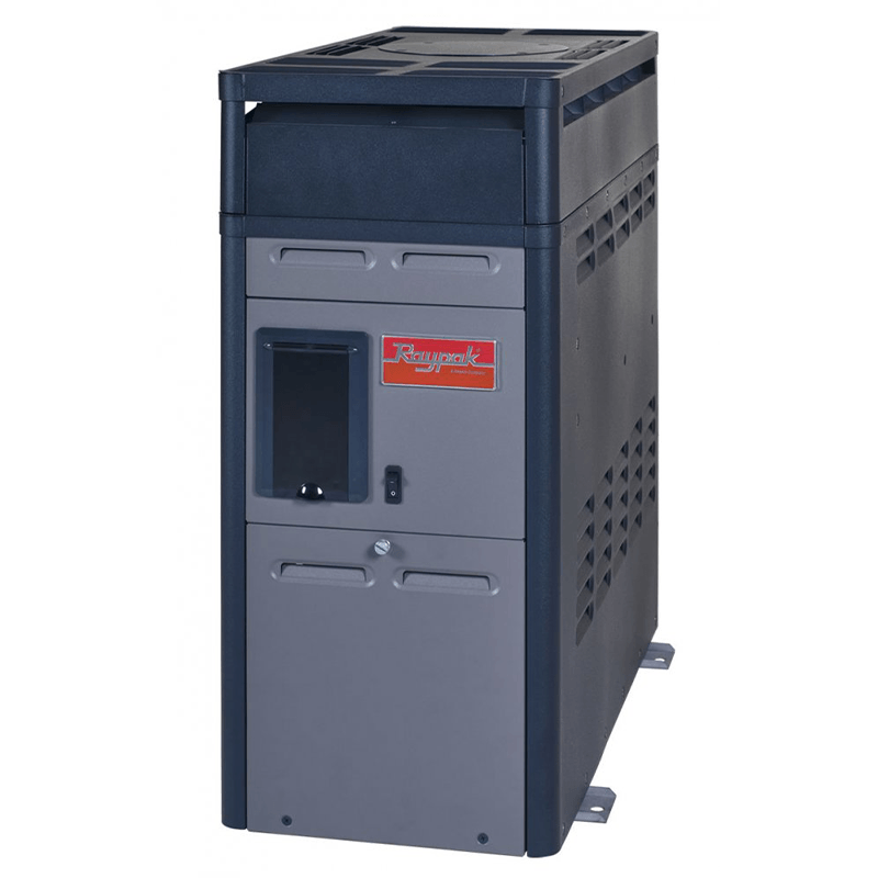 RayPak 150,000 BTU Natural Gas Pool Heater with Riser (156A)