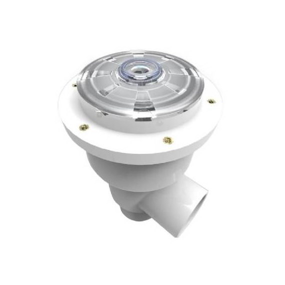 Open Box Brilliant Wonders 4 Inch LED Light Vinyl and Fiberglass Liner Installation Body Kit Only (White)