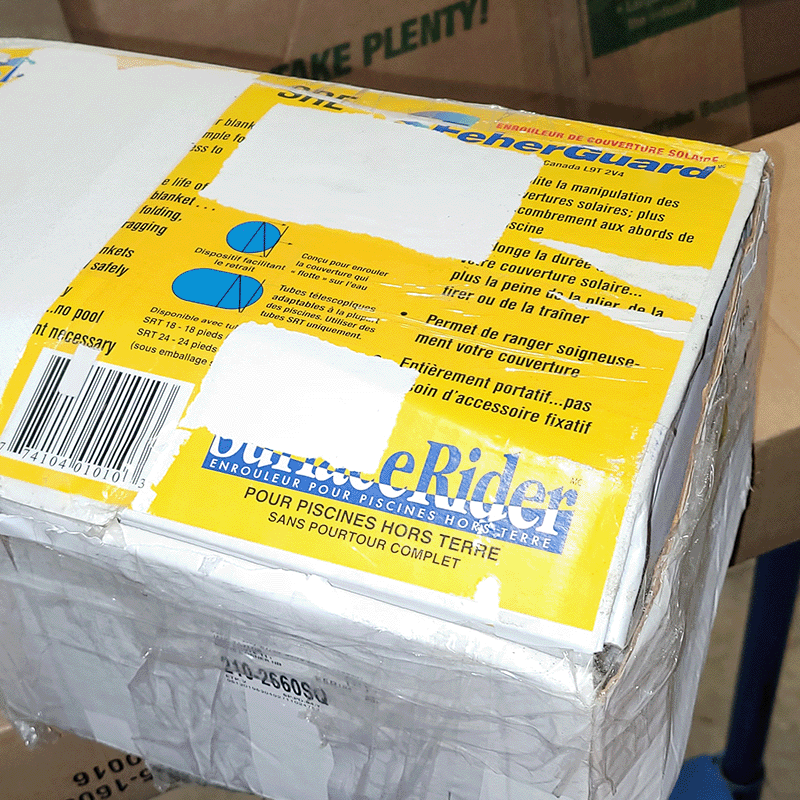 Open Box Feherguard Above Ground Surface Rider Reel Base