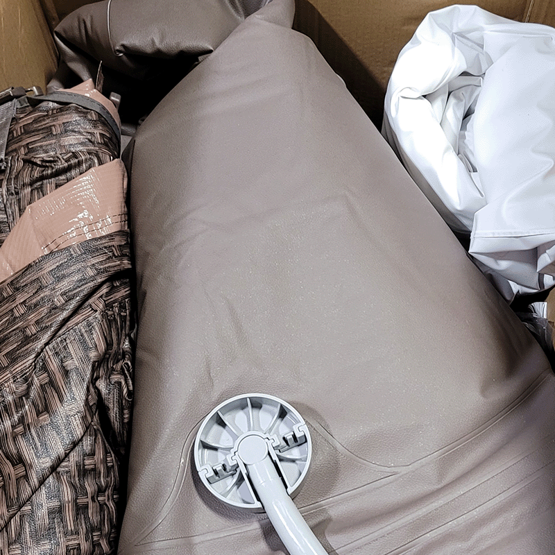 Open Box Saluspa St Moritz Airjet 5-7 Person Inflatable Hot Tub (85 x 28 Inches, Used)