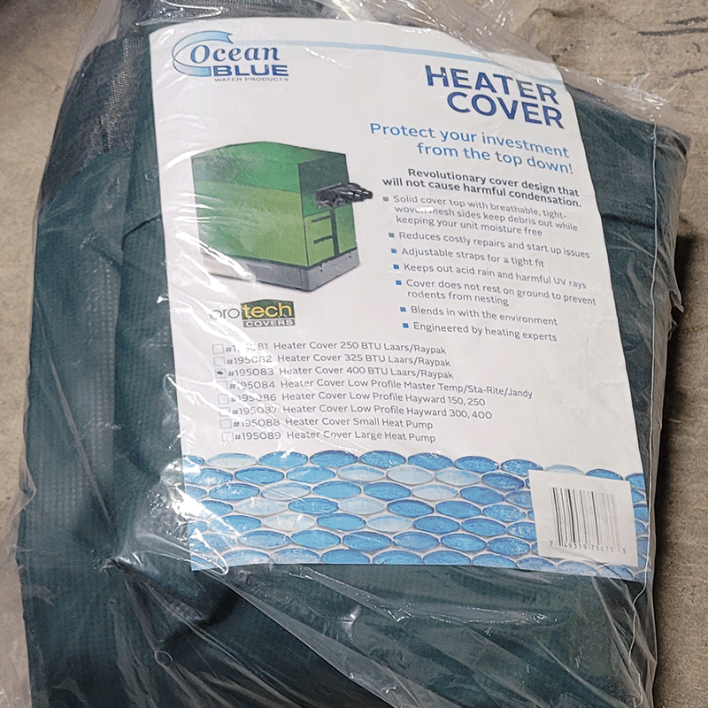 Open Box Winter Pool Heater Cover for Jandy LRZ / RayPak Units Pool