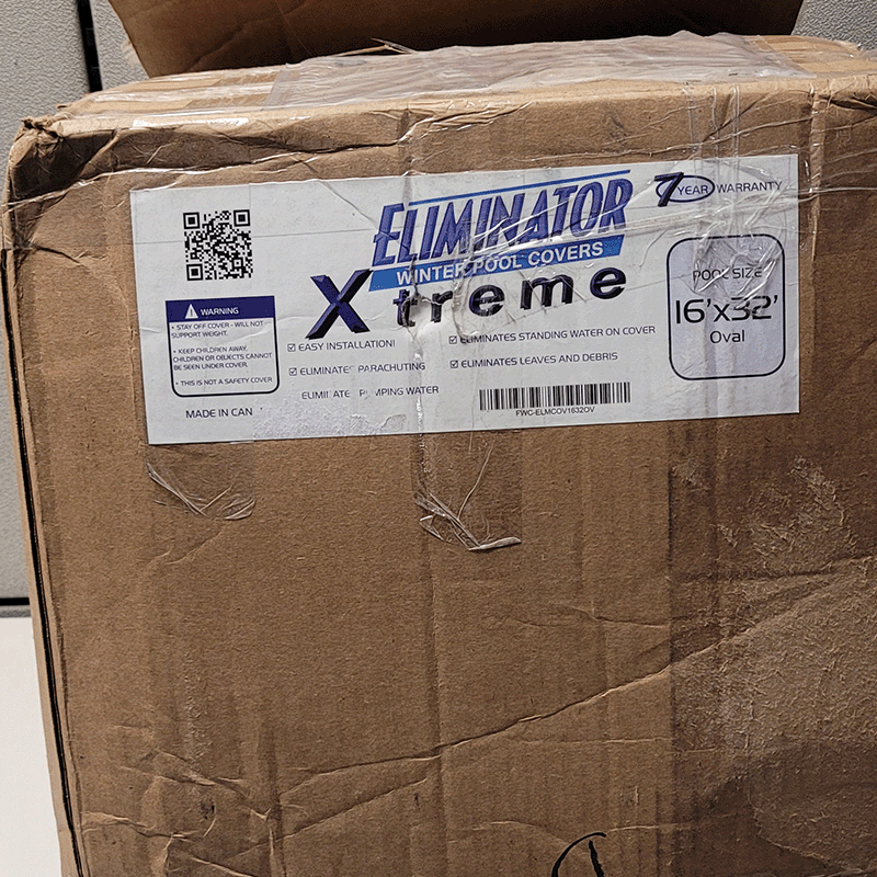 Open Box 16 x 32 ft Oval Eliminator Xtreme Pool Winter Cover