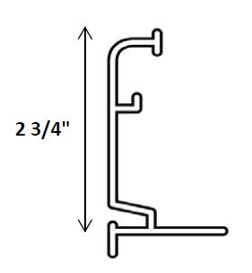 Single Track - Inground Coping - 2 ft Rounded Corners - White