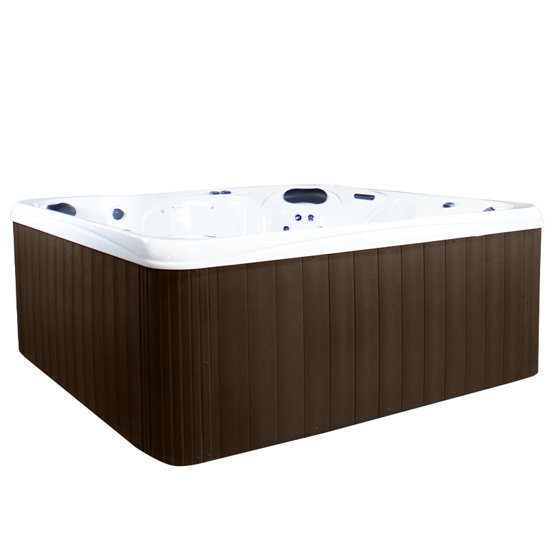 NorthFlo 735 Hot Tub (Alpine White / Brown)