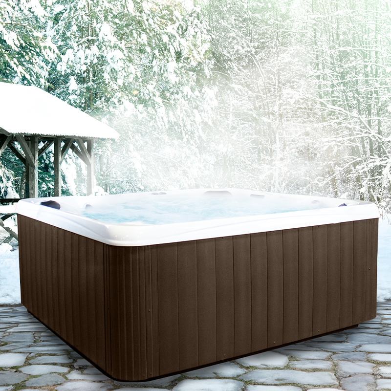 NorthFlo 735 Hot Tub (Alpine White / Brown)