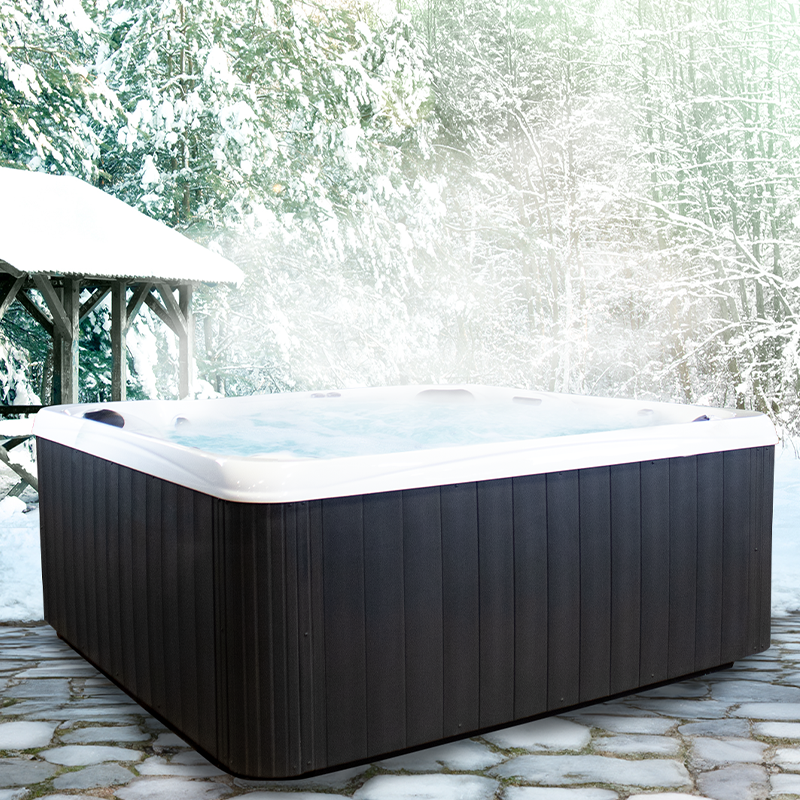 NorthFlo 735 Hot Tub (Alpine White / Charcoal)