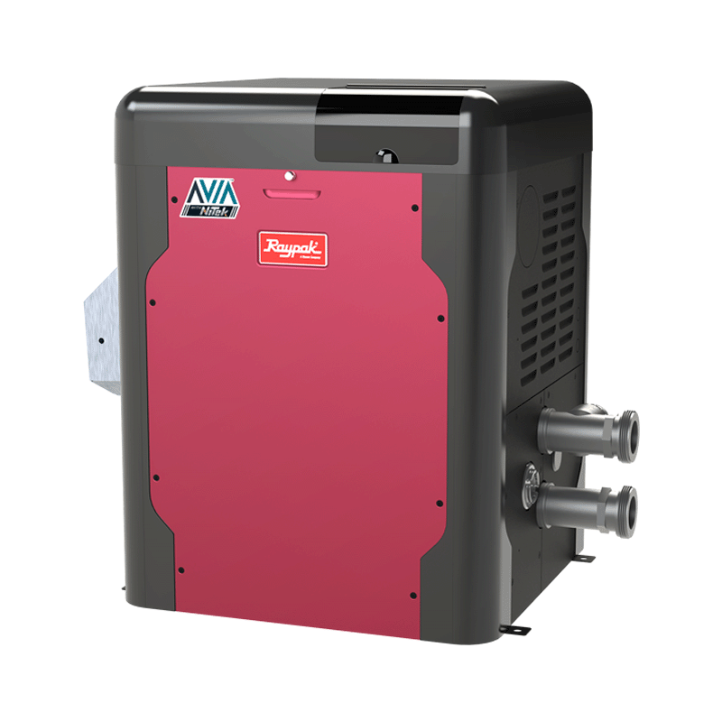 RayPak AVIA with NiTek Exchanger 264,000 BTU Electronic Propane Swimming Pool Heater
