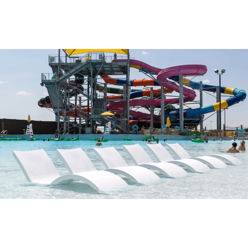 Ledge Lounger Signature In Pool Chaise Lounge Chair (0 - 9 Inch Water Depth - Granite Gray)